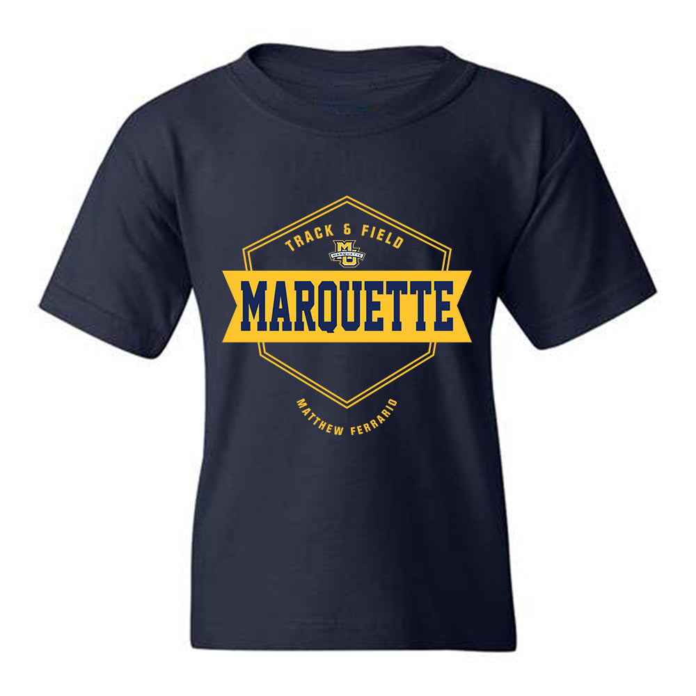 Marquette - NCAA Men's Track & Field : Matthew Ferrario - Fashion Shersey Youth T-Shirt