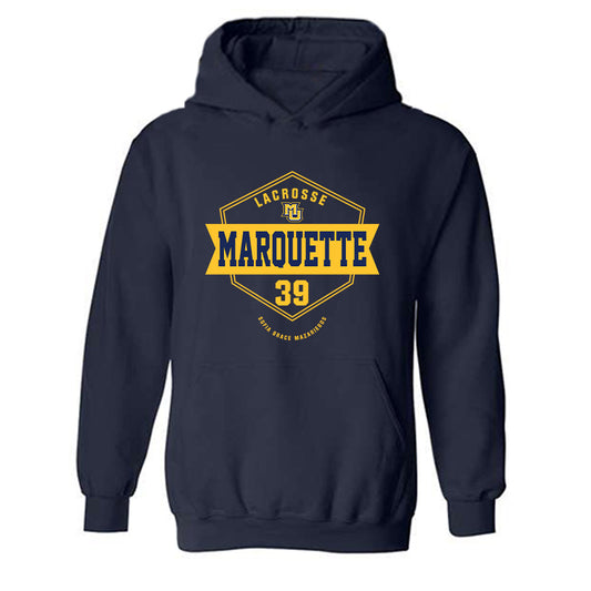 Marquette - NCAA Women's Lacrosse : Sofia Grace Mazariegos - Fashion Shersey Hooded Sweatshirt