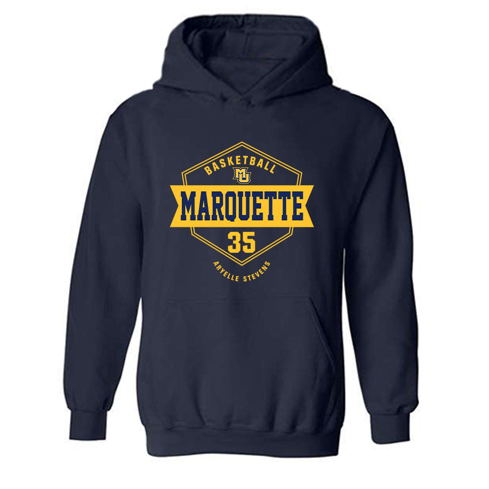 Marquette - NCAA Women's Basketball : Aryelle Stevens - Fashion Shersey Hooded Sweatshirt