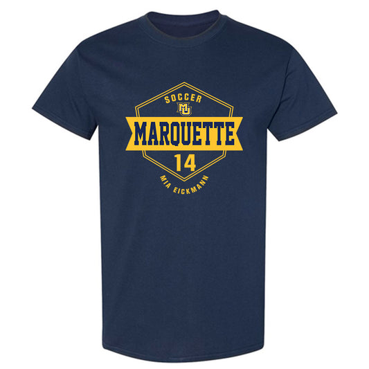 Marquette - NCAA Women's Soccer : Mia Eickmann - Fashion Shersey T-Shirt-0