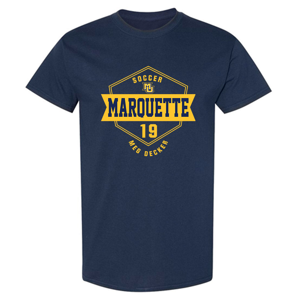 Marquette - NCAA Women's Soccer : Meg Decker - Fashion Shersey T-Shirt-0