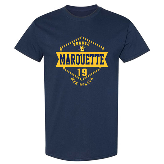 Marquette - NCAA Women's Soccer : Meg Decker - Fashion Shersey T-Shirt-0