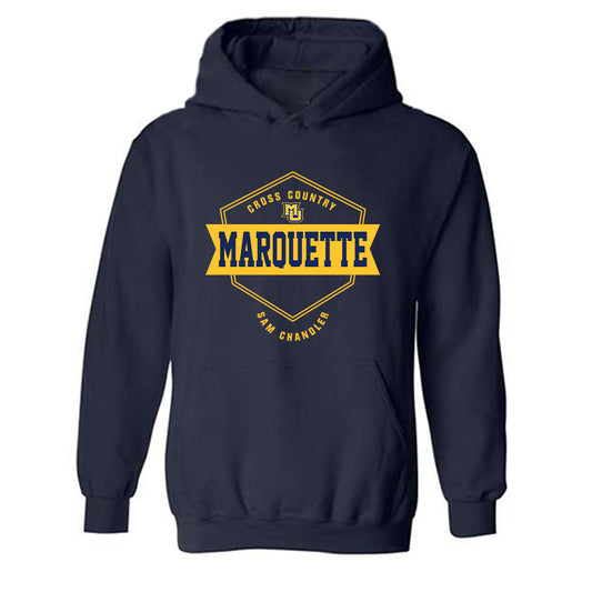 Marquette - NCAA Men's Cross Country : Sam Chandler - Fashion Shersey Hooded Sweatshirt-0