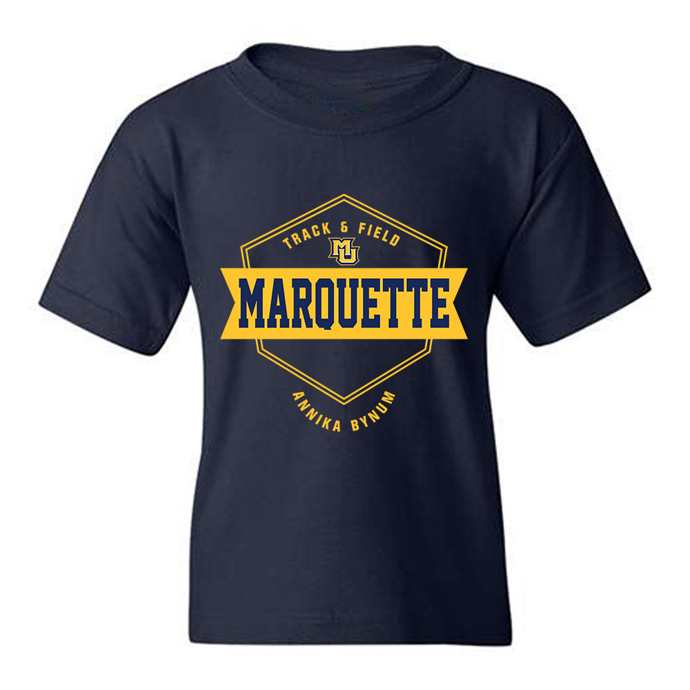 Marquette - NCAA Women's Track & Field : Annika Bynum - Fashion Shersey Youth T-Shirt-0
