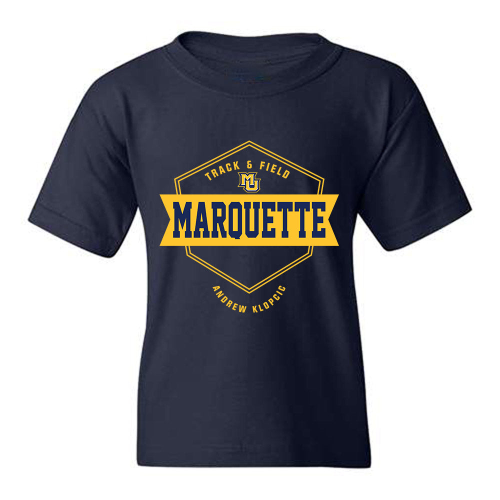 Marquette - NCAA Men's Track & Field : Andrew Klopcic - Fashion Shersey Youth T-Shirt-0