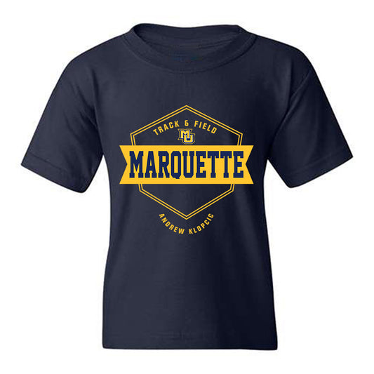 Marquette - NCAA Men's Track & Field : Andrew Klopcic - Fashion Shersey Youth T-Shirt-0