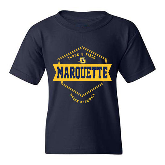 Marquette - NCAA Men's Track & Field : Mason Cornwell - Fashion Shersey Youth T-Shirt-0