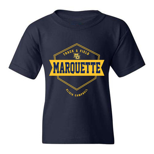 Marquette - NCAA Women's Track & Field : Olivia Campbell - Fashion Shersey Youth T-Shirt