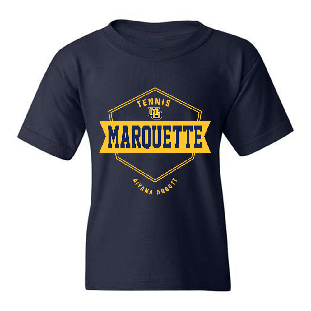 Marquette - NCAA Women's Tennis : Aiyana Abbott - Fashion Shersey Youth T-Shirt