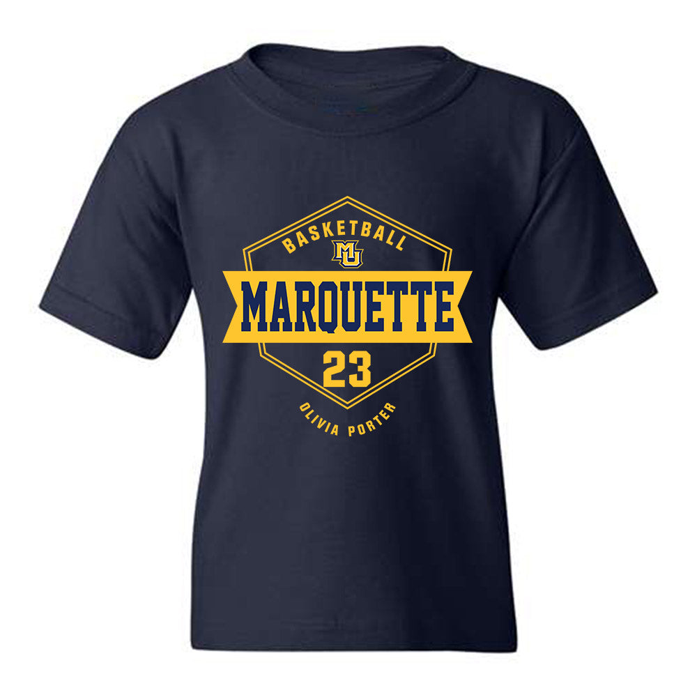 Marquette - NCAA Women's Basketball : Olivia Porter - Fashion Shersey Youth T-Shirt