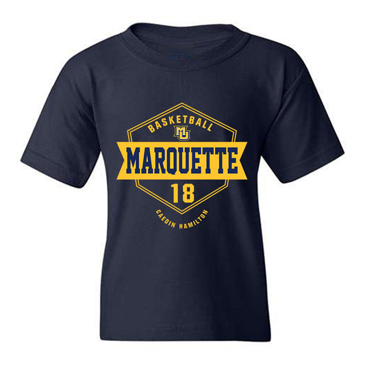 Marquette - NCAA Men's Basketball : Caedin Hamilton - Fashion Shersey Youth T-Shirt-0