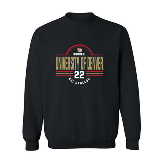 DU - NCAA Men's Soccer : Kai Carlson - Classic Fashion Shersey Crewneck Sweatshirt-0