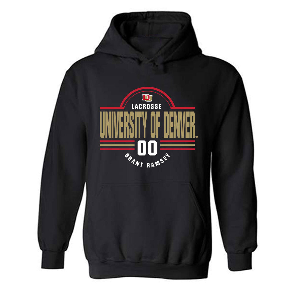DU - NCAA Men's Lacrosse : Grant Ramsey - Classic Fashion Shersey Hooded Sweatshirt-0