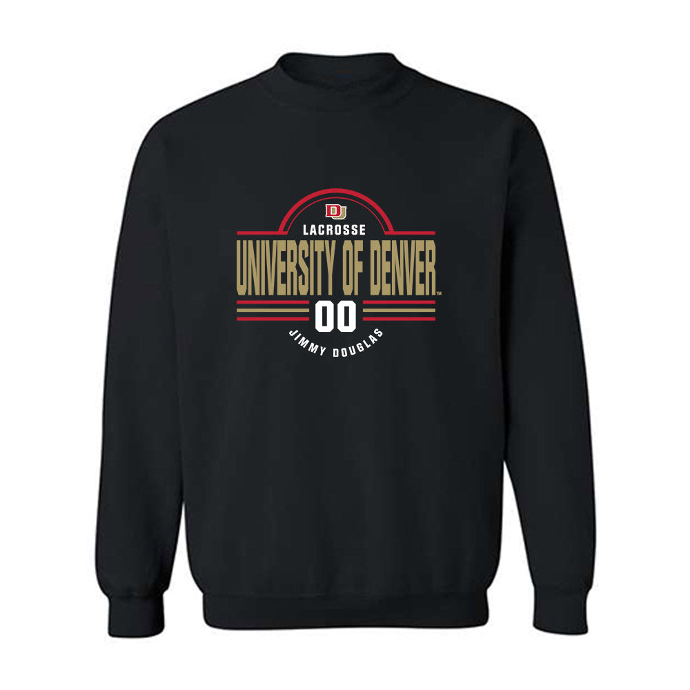 DU - NCAA Men's Lacrosse : Jimmy Douglas - Classic Fashion Shersey Crewneck Sweatshirt-0