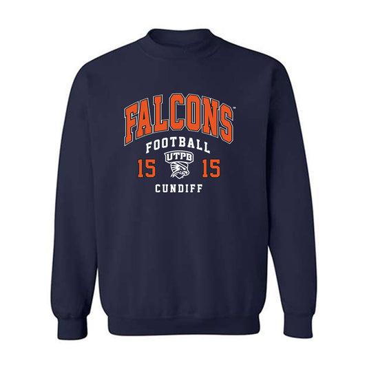 UTPB - NCAA Football : Logan Cundiff - Crewneck Sweatshirt