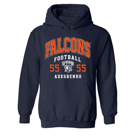 UTPB - NCAA Football : David Adegbenro - Hooded Sweatshirt