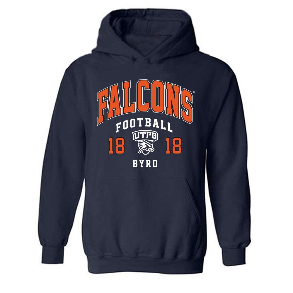 UTPB - NCAA Football : Keegan Byrd - Hooded Sweatshirt