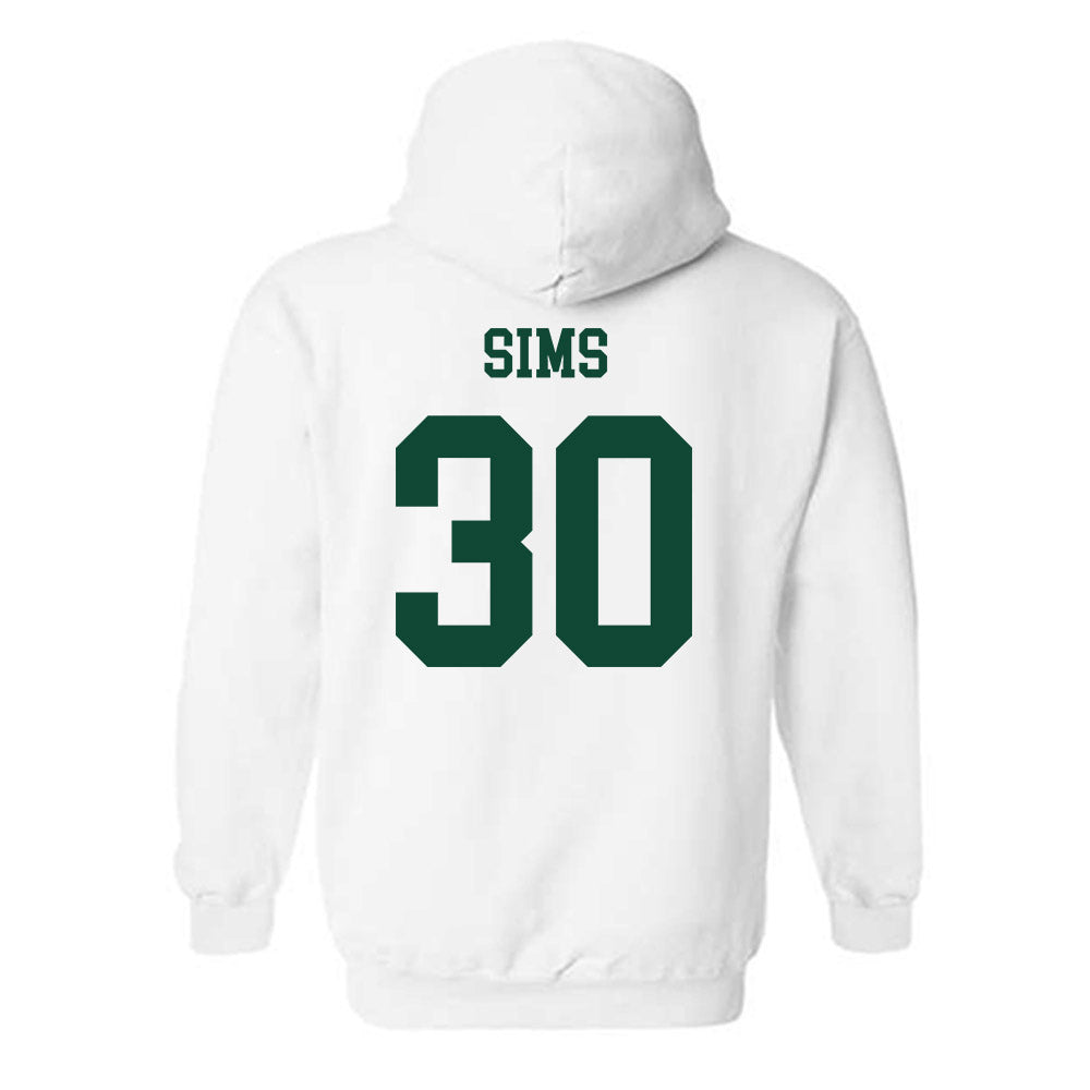 Hawaii - NCAA Football : Landon Sims - Classic Shersey Hooded Sweatshirt-1