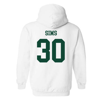 Hawaii - NCAA Football : Landon Sims - Classic Shersey Hooded Sweatshirt-1