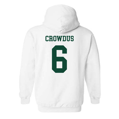 Hawaii - NCAA Football : Dekel Crowdus - Classic Fashion Shersey Hooded Sweatshirt