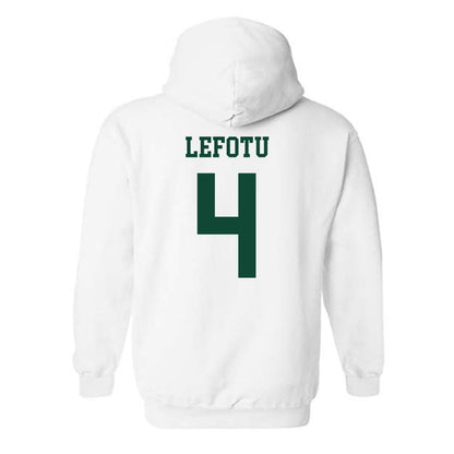 Hawaii - NCAA Women's Basketball : Jovi Lefotu - Classic Shersey Hooded Sweatshirt-1