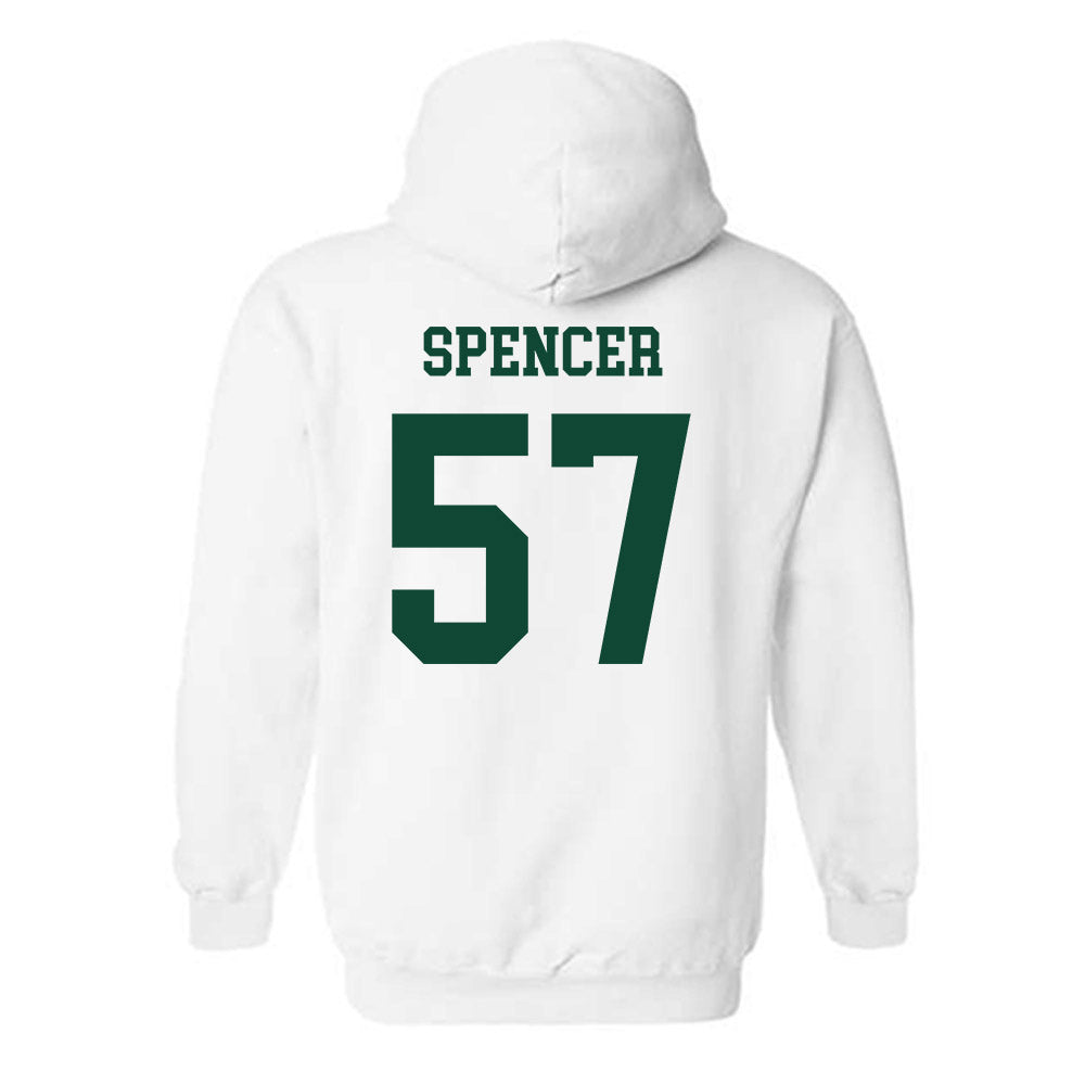 Hawaii - NCAA Football : Ethan Spencer - Classic Shersey Hooded Sweatshirt-1
