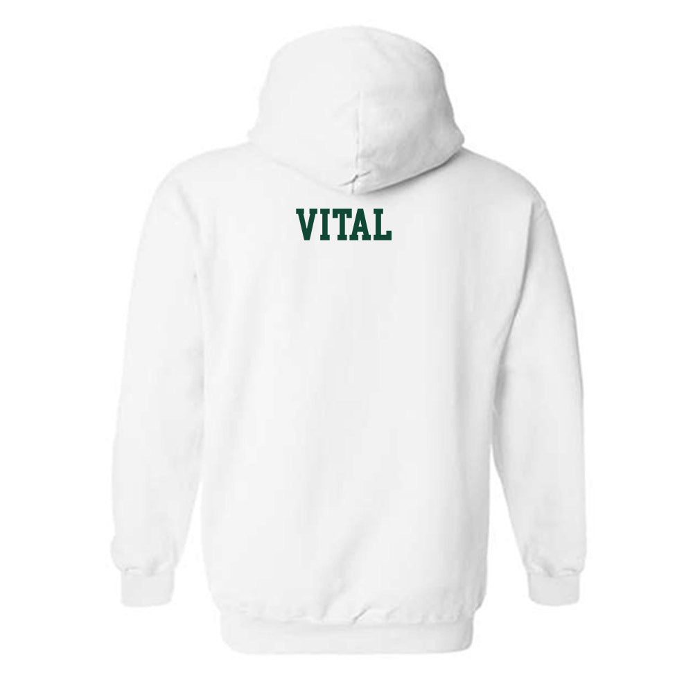 Hawaii - NCAA Women's Track & Field : Samaria Vital - Classic Shersey Hooded Sweatshirt-1