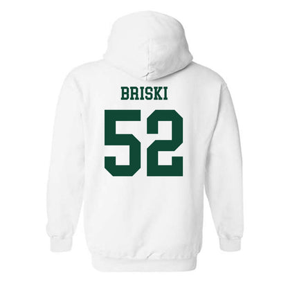 Hawaii - NCAA Football : Dean Briski - Classic Shersey Hooded Sweatshirt-1