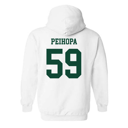 Hawaii - NCAA Football : Kuao Peihopa - Classic Fashion Shersey Hooded Sweatshirt