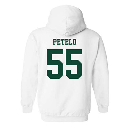 Hawaii - NCAA Football : Zoram Petelo - Classic Shersey Hooded Sweatshirt-1