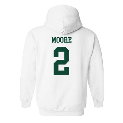Hawaii - NCAA Football : Bronz Moore - Classic Shersey Hooded Sweatshirt-1