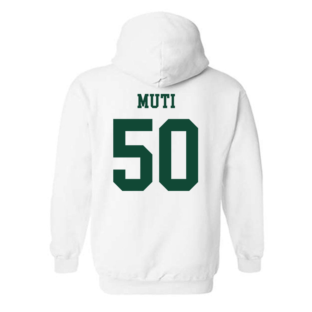 Hawaii - NCAA Football : Tu'i Neau Muti - Classic Shersey Hooded Sweatshirt-1