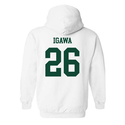 Hawaii - NCAA Baseball : Jacob Igawa - Classic Shersey Hooded Sweatshirt-1