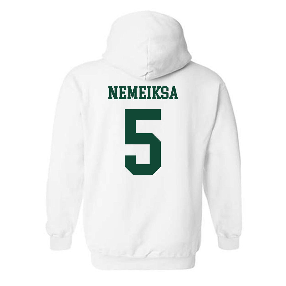 Hawaii - NCAA Men's Basketball : Gytis Nemeiksa - Classic Fashion Shersey Hooded Sweatshirt