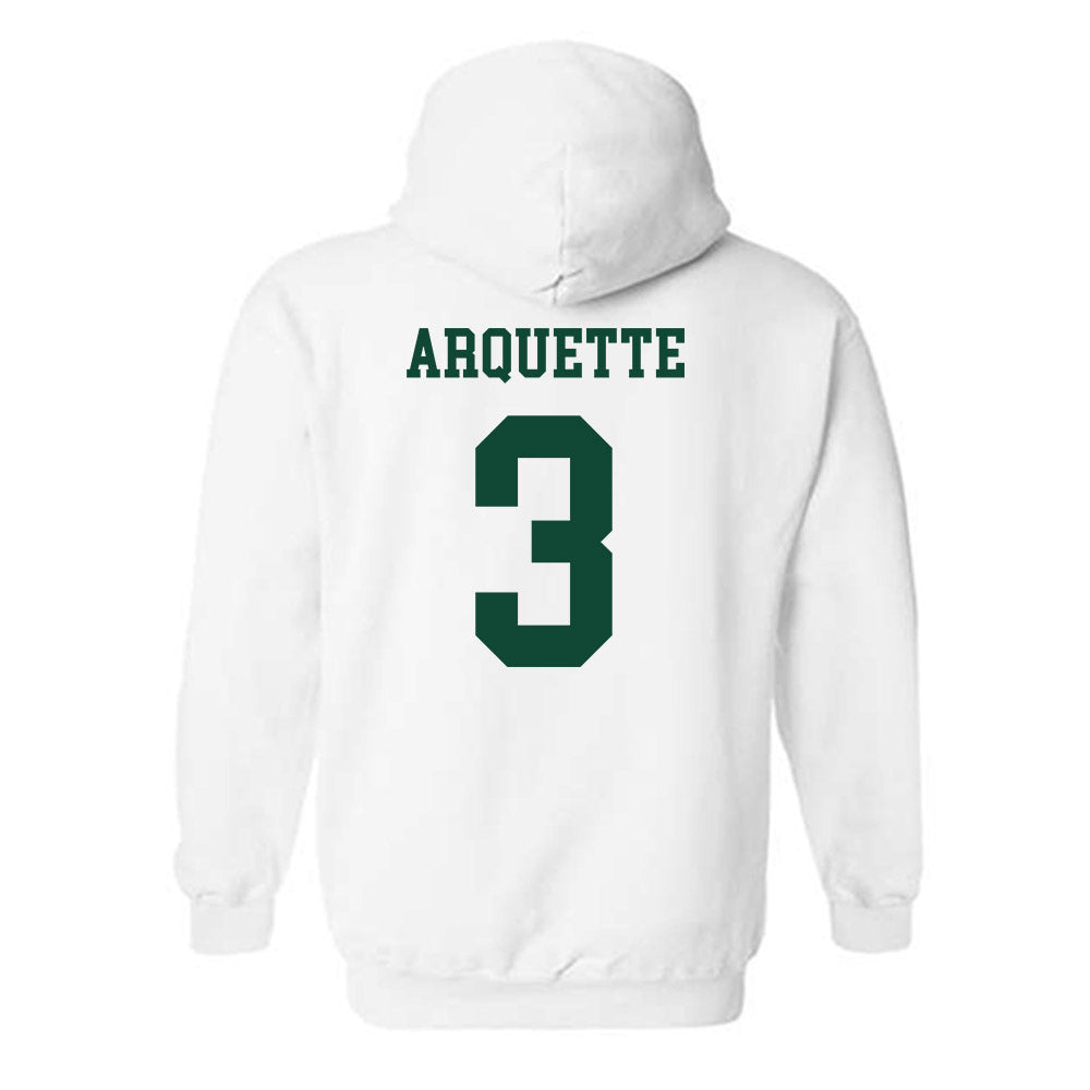 Hawaii - NCAA Women's Volleyball : Adrianna Arquette - Classic Shersey Hooded Sweatshirt-1