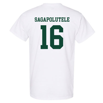 Hawaii - NCAA Football : John-Keawe Sagapolutele - Classic Fashion Shersey T-Shirt