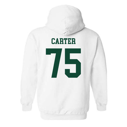 Hawaii - NCAA Football : Kaleb Carter - Classic Shersey Hooded Sweatshirt-1