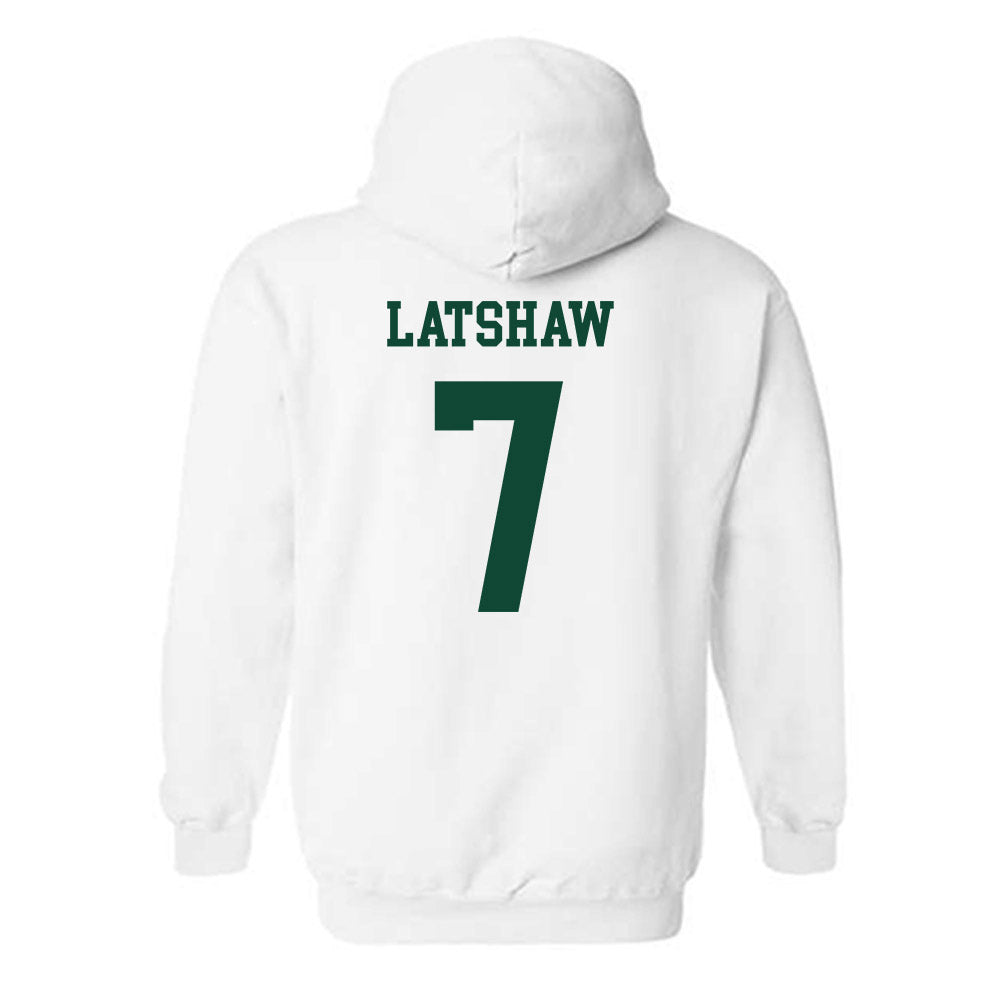 Hawaii - NCAA Baseball : James Latshaw - Classic Shersey Hooded Sweatshirt-1