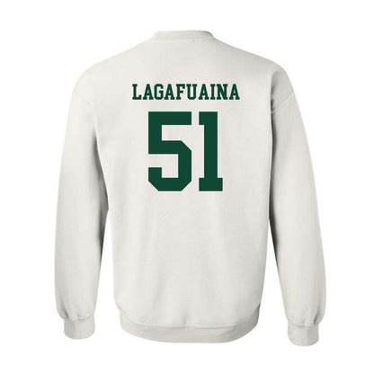 Hawaii - NCAA Football : LesterLaisene Lagafuaina - Classic Shersey Crewneck Sweatshirt-1