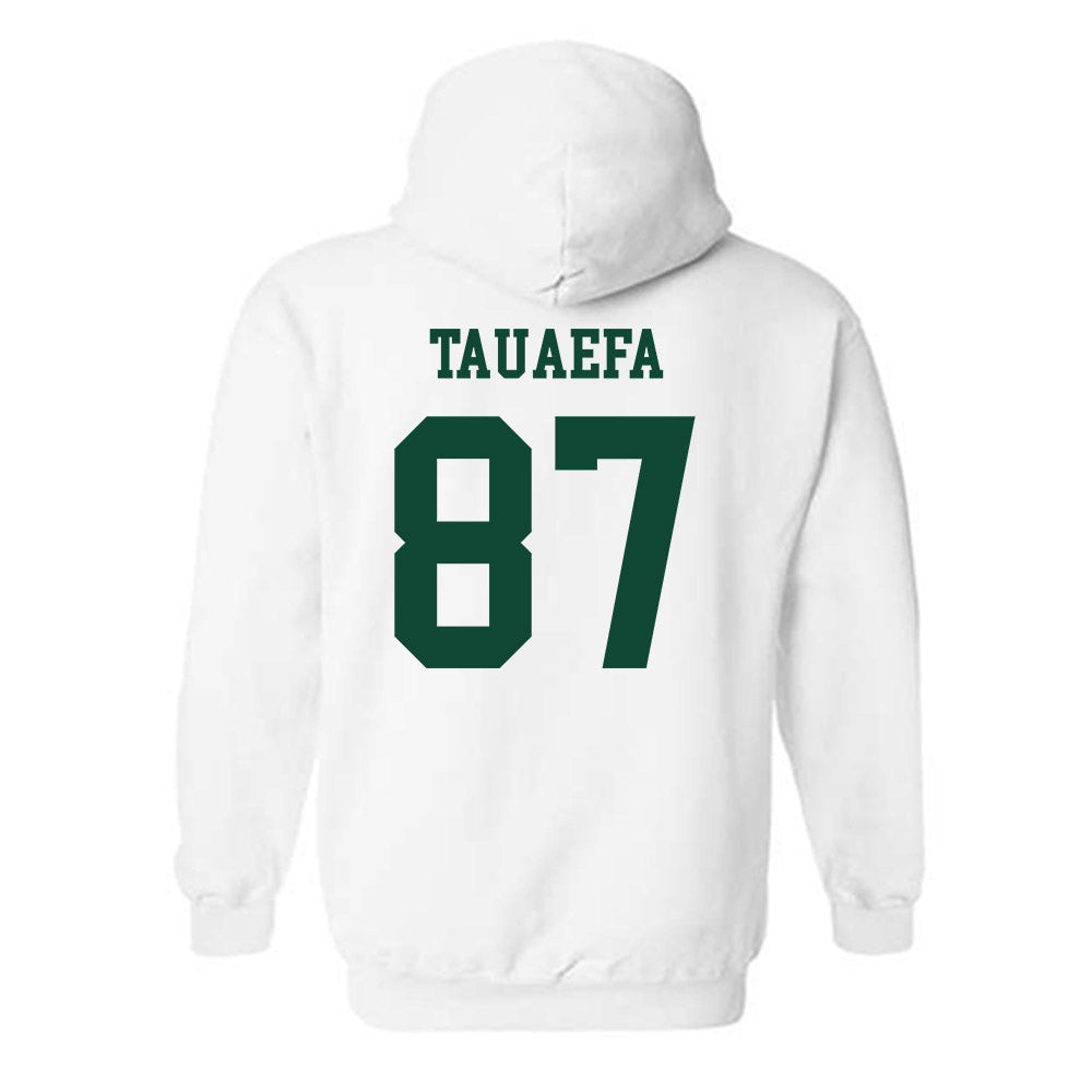 Hawaii - NCAA Football : Devon Tauaefa - Classic Shersey Hooded Sweatshirt-1
