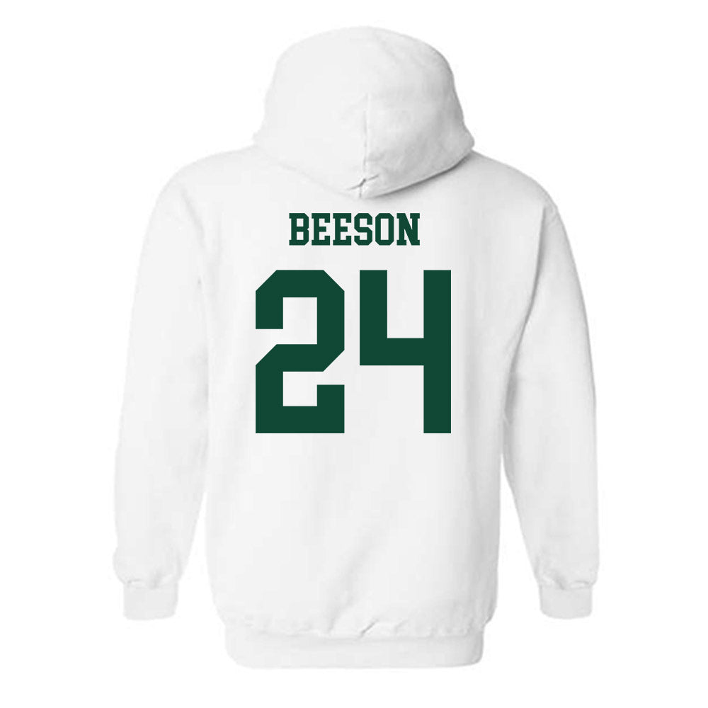 Hawaii - NCAA Baseball : Britton Beeson - Classic Shersey Hooded Sweatshirt-1