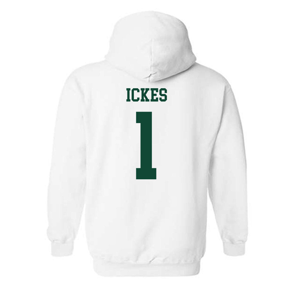Hawaii - NCAA Baseball : Elijah Ickes - Classic Shersey Hooded Sweatshirt-1