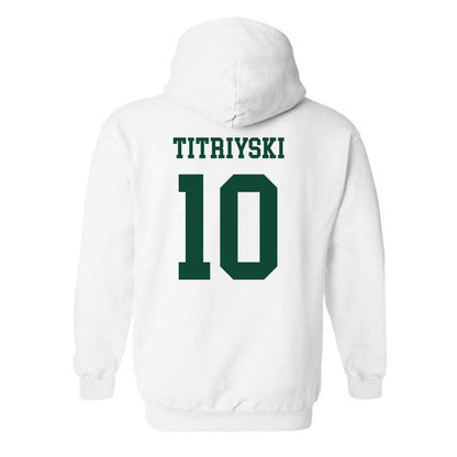 Hawaii - NCAA Men's Volleyball : Kristian Titriyski - Classic Shersey Hooded Sweatshirt-1