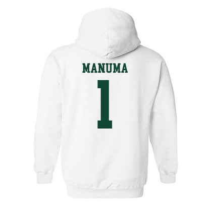 Hawaii - NCAA Football : Peter Manuma - Classic Shersey Hooded Sweatshirt-1
