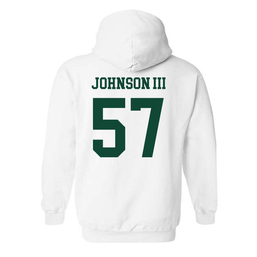 Hawaii - NCAA Football : Jackie Johnson III - Classic Shersey Hooded Sweatshirt-1