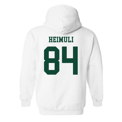 Hawaii - NCAA Football : Jarvis Heimuli - Classic Shersey Hooded Sweatshirt-1