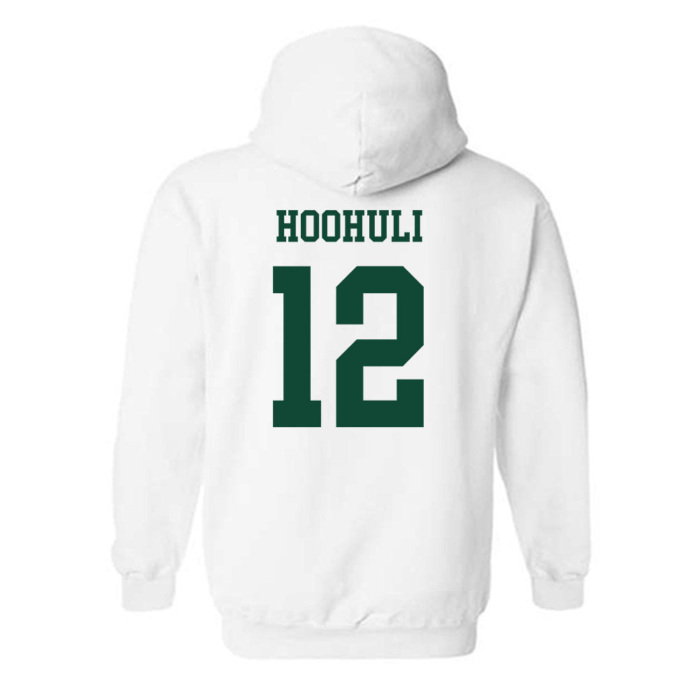 Hawaii - NCAA Football : Wynden Hoohuli - Classic Shersey Hooded Sweatshirt-1