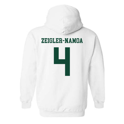 Hawaii - NCAA Baseball : Ben Zeigler-Namoa - Classic Shersey Hooded Sweatshirt-1