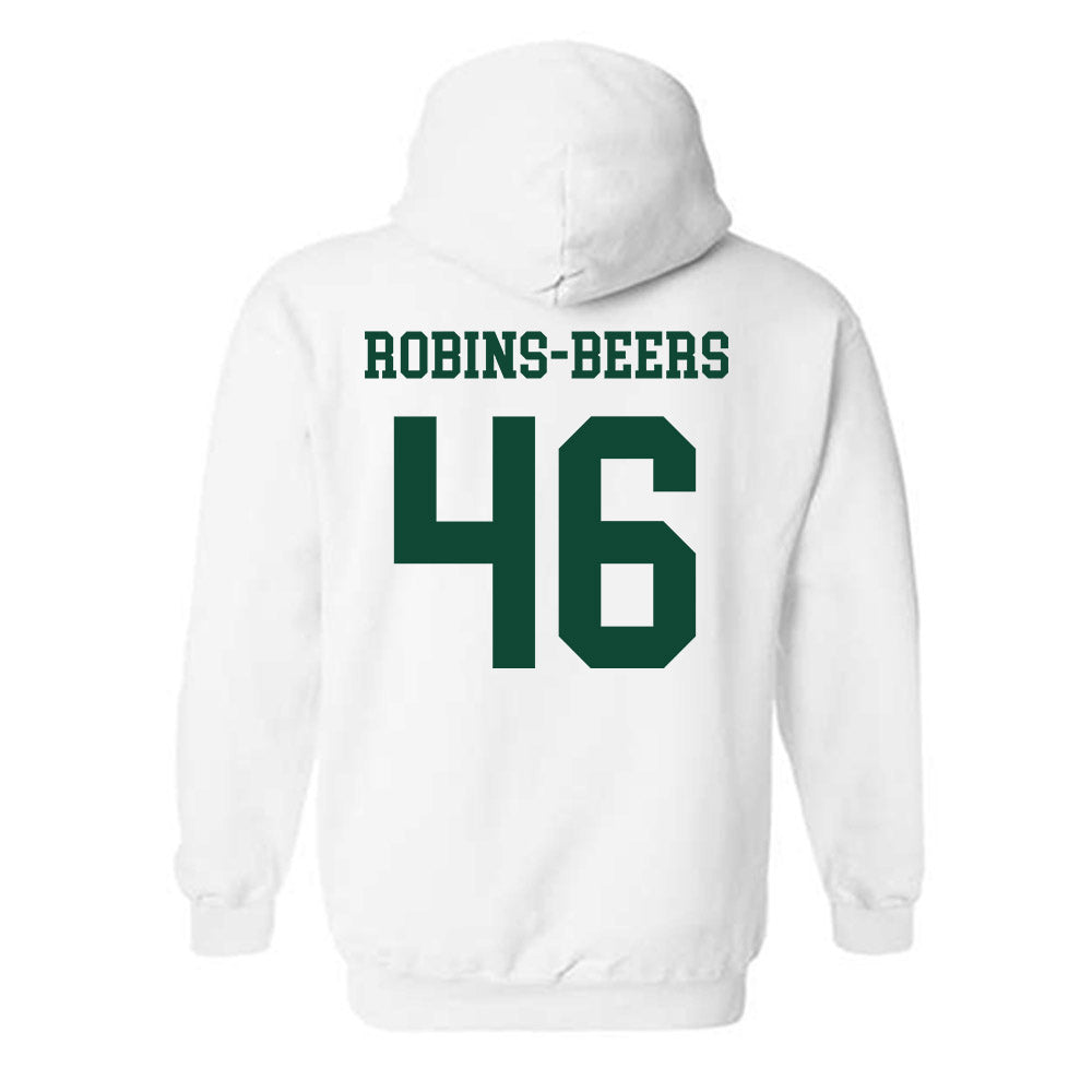 Hawaii - NCAA Football : Kellen Robins-Beers - Classic Shersey Hooded Sweatshirt-1