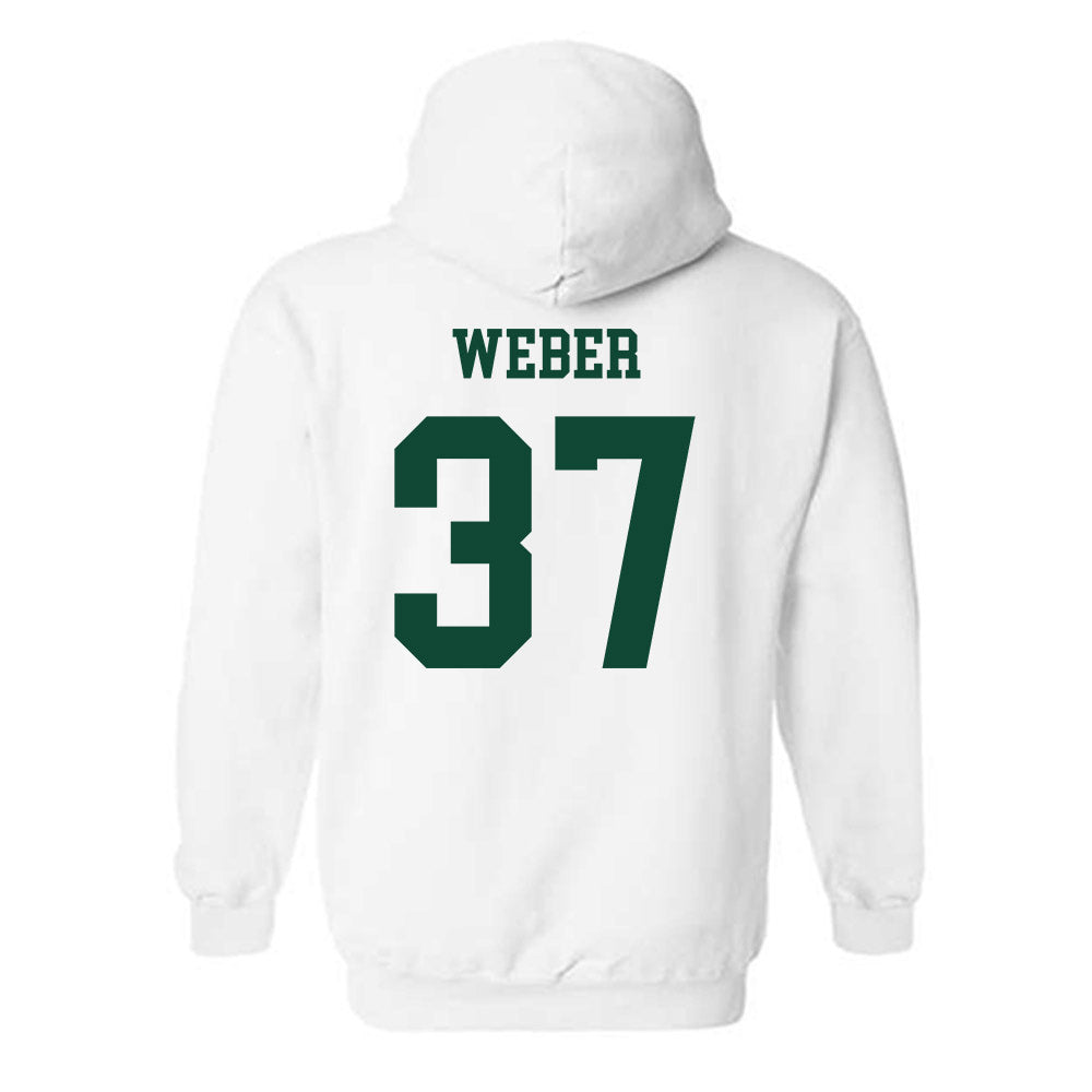 Hawaii - NCAA Football : Riis Weber - Classic Shersey Hooded Sweatshirt-1